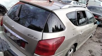 PEUGEOT 407 2.0 HDI 2007 predám DVERE, PREVODOVKA 6 rýchlost