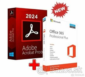 Balík MS Office 365 + Adobe Acrobat Pro 2024