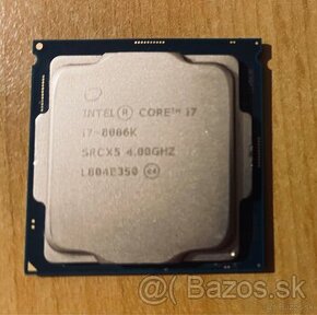 Procesor: Intel Core i7-8086K 6 jadro [4.00GHz]