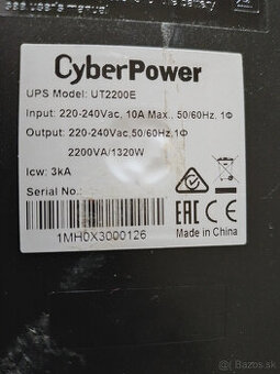 zálohovaný zdroj UPS Cyber Power UT2200E