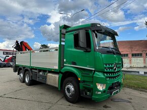 MERCEDES 2543 Valník s hydraulickou rukou PALFINGER ,EURO6