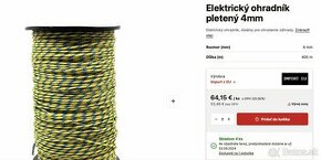 Príslušenstvo k elektrickej ohrade