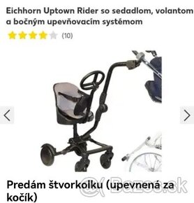 Sedadlo s volantom za kočiar