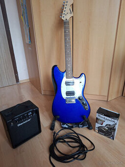 Elektrická gitara Squier Mustang +kombo Blackstar LT-Echo 10