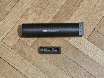 Airsoft ICS CQC Tlmic + Raider flash hider - 1