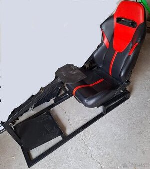 Playseat so sedackou na volant a pedale