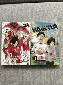 Haikyu 34,37 manga