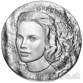 STŘÍBRNÁ MINCE 10 EURO GRACE KELLY, 2022, PROOF - 1