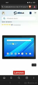 Lenovo tablet cierny