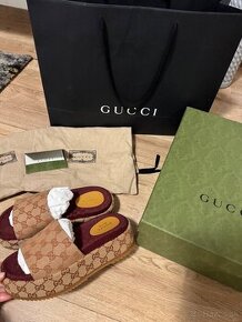 Nové Gucci šľapky na platforme 37,5