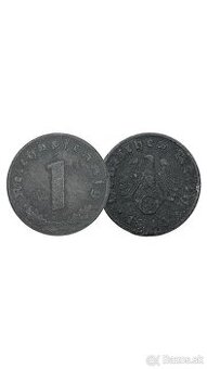 Predám 1 Reichspfennig 1943. D. Deutsches Reich