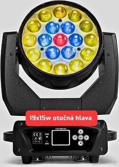 19x15w otočná hlava