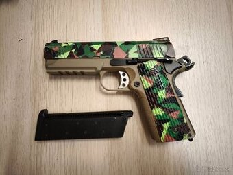 PLYNOVA PISTOL WE 1911 Desert Warrior BLOWBACK