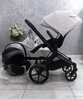 NOVÝ CYBEX PRIAM 2024 PLATINUM OFF WHITE MATT BLACK