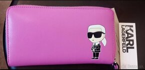 Karl Lagerfeld peňaženka originál ikonik kožená