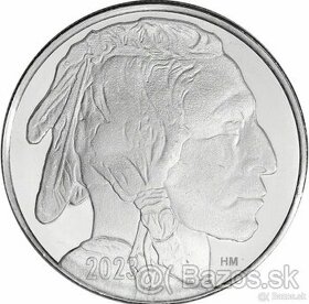 Investičné strieborné mince American Buffalo Silver round - 1