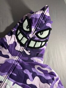 Kanto Starter Gengar Hoodie Camo Purple