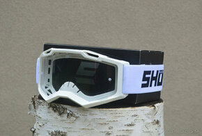 okuliare biele shot pre motocross enduro