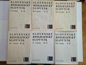 Slovenský biografický slovník I. - VI. KOMPLET