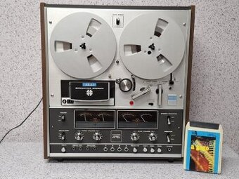 AKAI X-1800D-SS / CARTRIDGE 8-TRACK / REEL TO REEL RECORDER