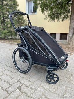 Predám cyklovozík Thule Chariot Sport 1 + mestské koliečka - 1