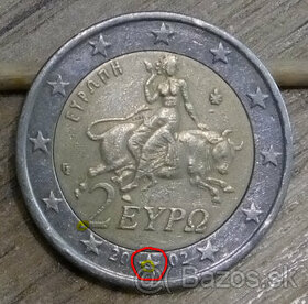 2 Euro 2002 "S" Grecko ražba Finland - nabídněte cenu. X14