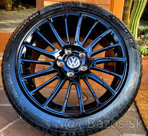 alu R17 5x112, zimné pneu 225/45, VW Golf, Octávia, Leon, A3