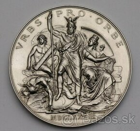 Medaila 1883 - Porážka Turkov pri Viedni - Vzácna - 1