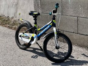 Detský bicykel Head Junior 16 s pomocnými kolieskami