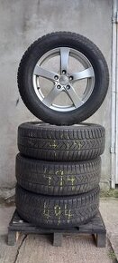 Hlinikove disky 5x112 r16 zimne gumy 215/60 r16