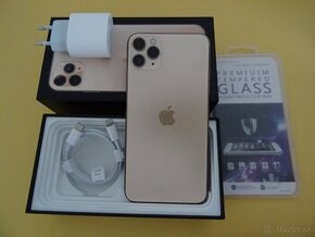 iPhone 11 PRO MAX 256GB GOLD - ZÁRUKA 1 ROK - 100% BATERIA