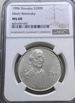 TOP 200SK 1996 M. Beňovský NGC ms 68