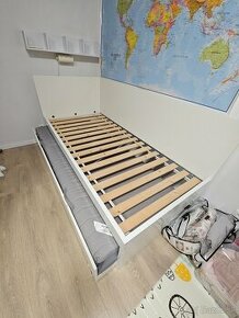 Ikea rozkladacia postel Flexa Hemnes 2 x 80x200 - 1
