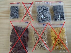 Lego diely v baleniach, plátky