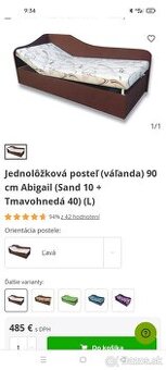 Polohovateľná posteľ