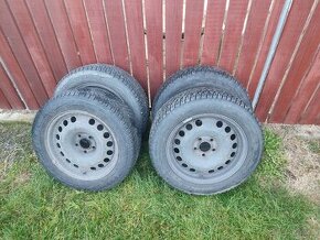 Opel plechové disky 16" 5x110 + zimné pneumatiky Goodyear