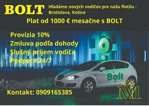 BOLT TAXI VODIČ SLOVENSKO 10% PROVÍZIA