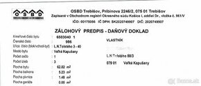 Pekný, priestranný 3 izbový byt vo Velkych Kapusanoch - 1