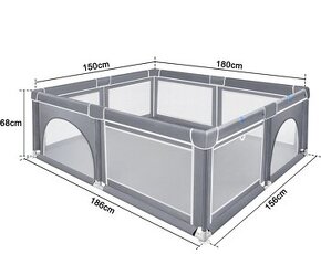 Detská ohrádka180x150 cm