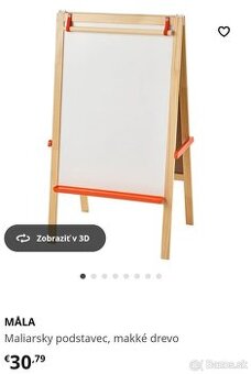 Ikea tabula Mala maliarsky podstavec