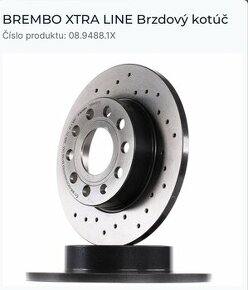 BREMBO XTRA LINE Brzdové kotúče - 1