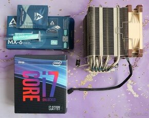 Predam CPU Intel i7-9700k + Noctua chladic + pasta