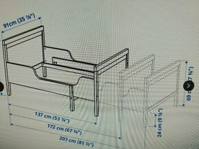 Detský posteľ IKEA