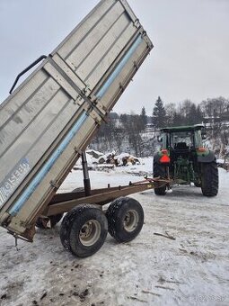 Vlecka 10ton kiper vyklápacka tandem