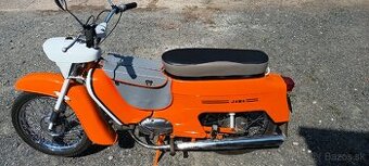 Jawa 21 po go motora a laku, ŠPZ L1e - 1