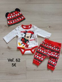 Vianočný set Mickey veľ. 62 REZERVOVANÉ