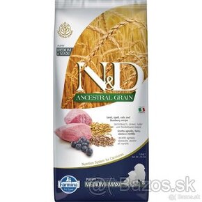 N&D  Granule - Puppy M/L Lamb & Blueberry - 12 kg