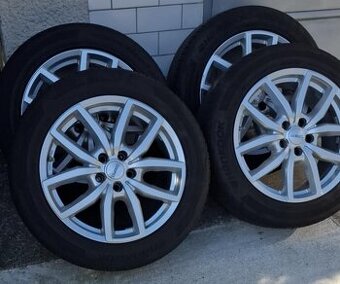 DEZENT 225/55/R18-8Jx18-5x114,3-ET 40+letné pneu. HANKOOK