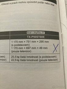 Televízor panasonic