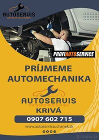 Prijmem automechanika do autoservisu